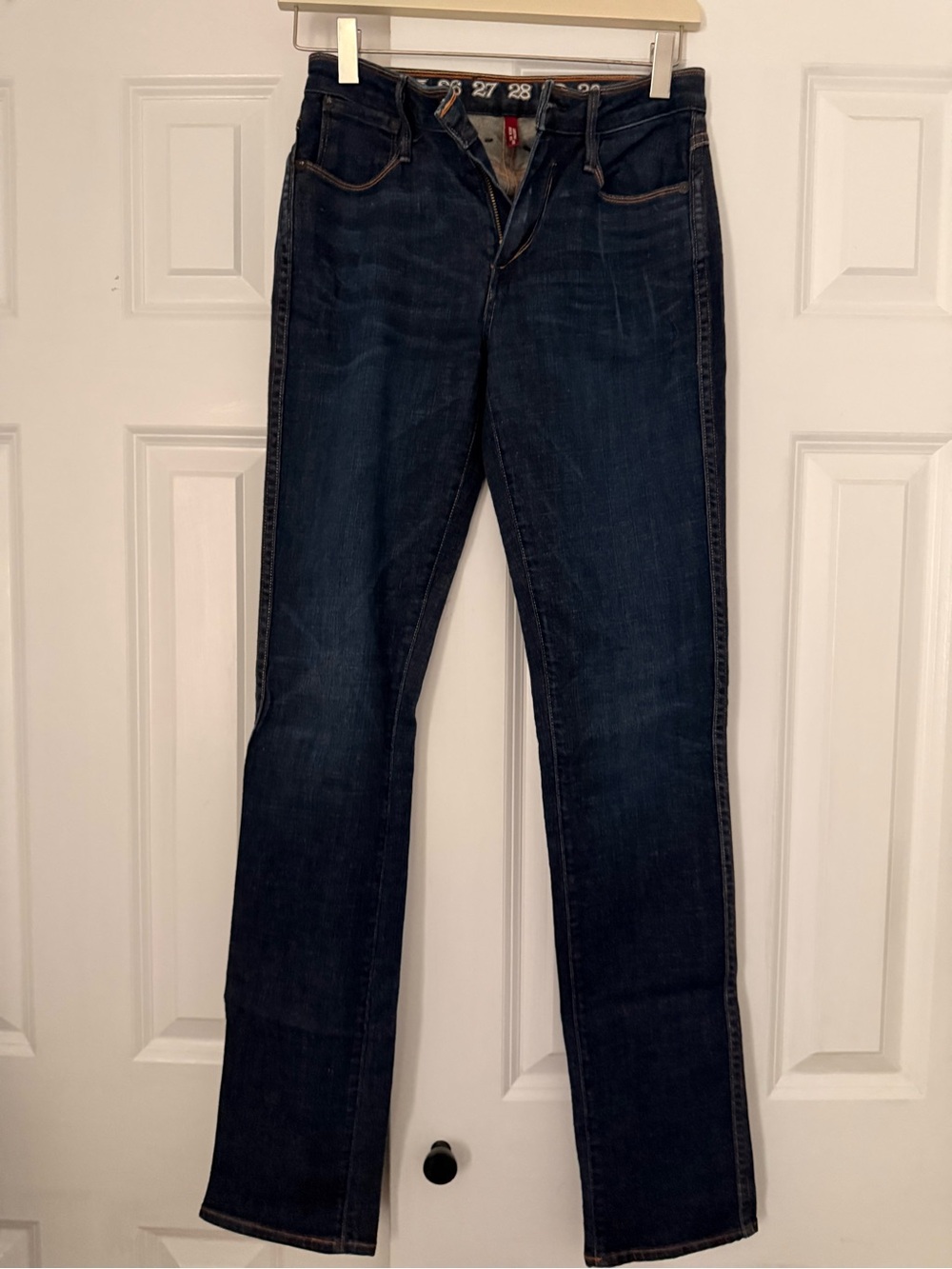 Earnest Sewn - Zazo- Dark Blue Women’s Straight-Leg Jeans size 24